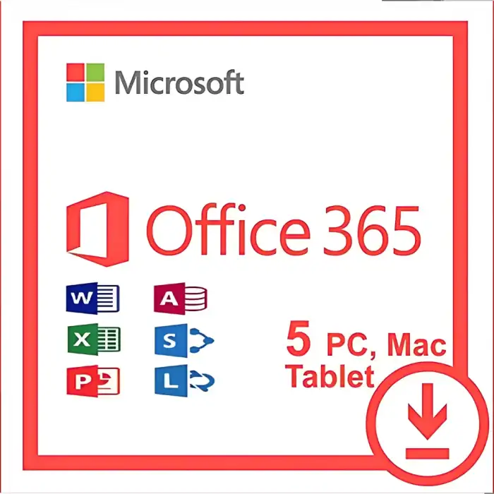 Office 365 Lisans Hesabı | 5 PC/Mac | (IOS ve Android)