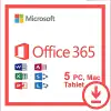 Office 365 Lisans Hesabı | 5 PC/Mac | (IOS ve Android)