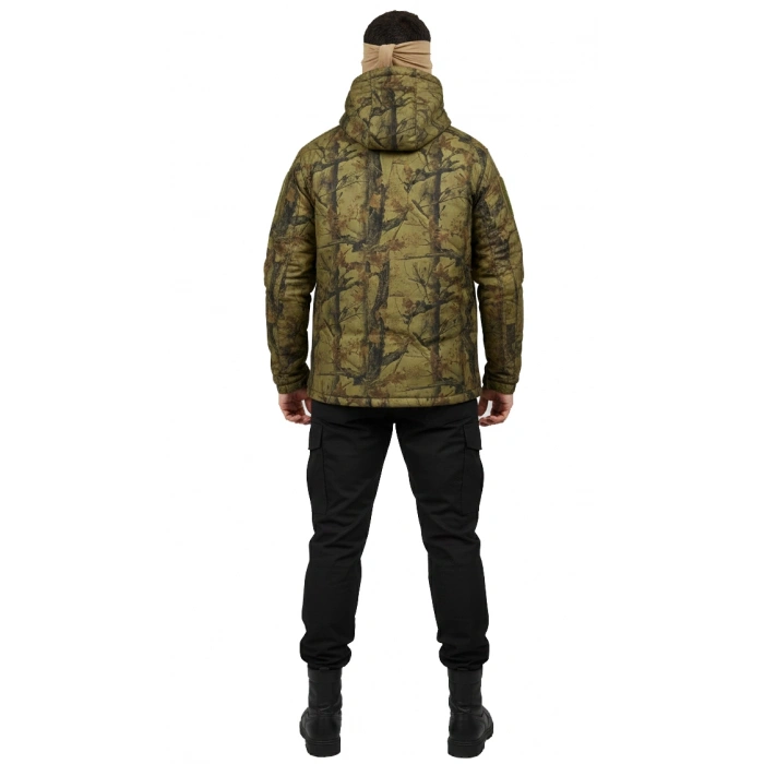 SOFT SHELL MONT ORMAN DESEN HAKİ ÇİFT KAT POLARLI