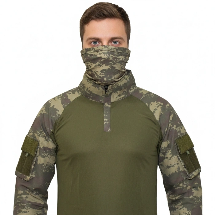 ASKERİ KAMUFLAJ COMBAT TİŞÖRT ESKİ TSK KOMANDO HAKİ