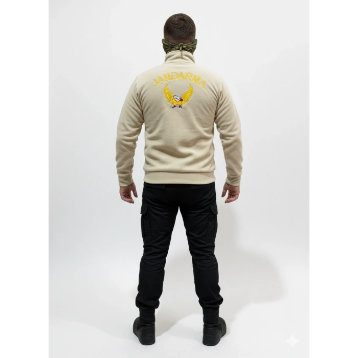 POLAR MONT DÜZ JANDARMA KARTALLI BEYAZ