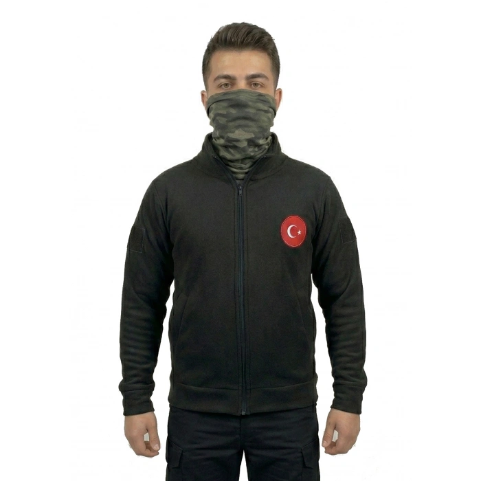 POLAR MONT DÜZ JANDARMA KARTALLI SİYAH