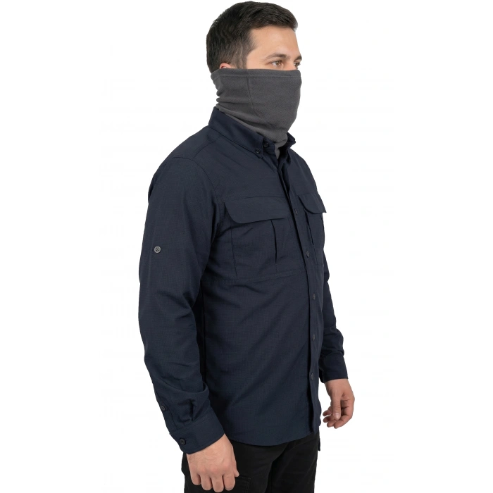 TREKKİNG GÖMLEK LACİVERT OUTDOOR TACTİCAL KORUMA GÖMLEĞİ LİKRALI