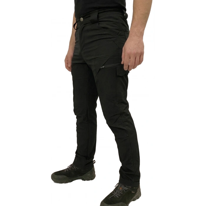 TREKKİNG PANTOLON SİYAH OUTDOOR TACTİCAL KORUMA PANTOLONU LİKRALI