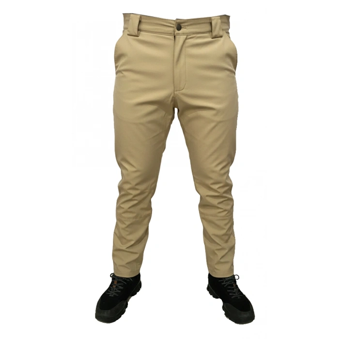 AÇIK BEJ SOFT SHELL PANTOLON İÇİ POLARLI