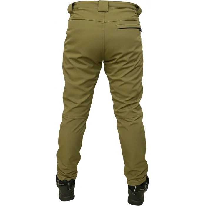 AÇIK HAKİ SOFT SHELL PANTOLON İÇİ POLARLI