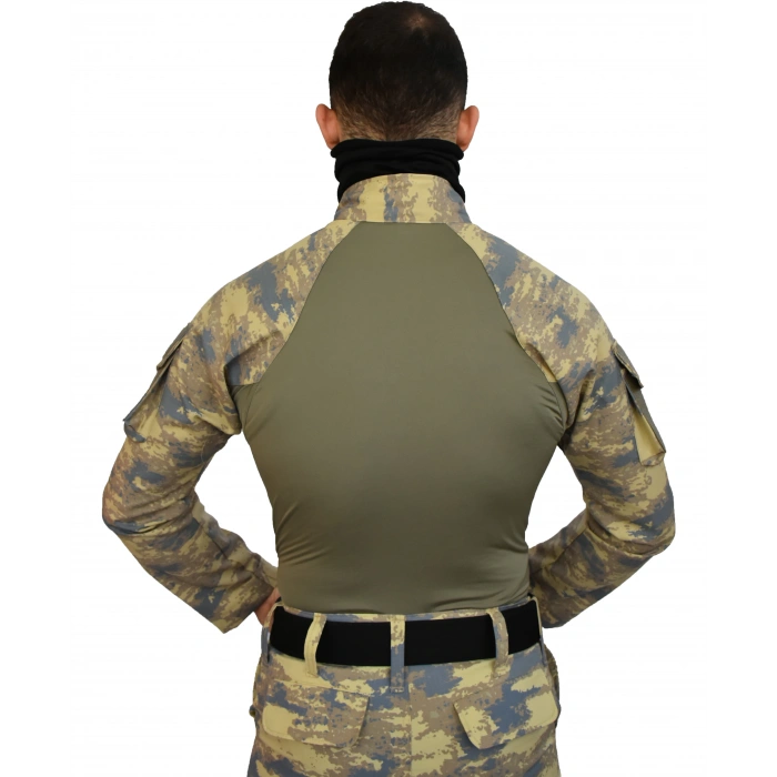 ASKERİ KAMUFLAJ COMBAT TİŞÖRT HAVACI NANO KOMBAT