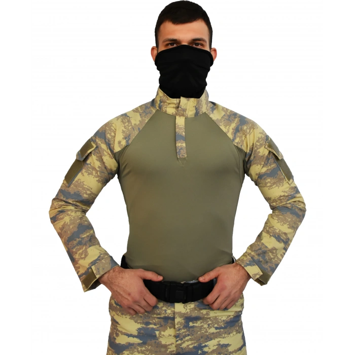 ASKERİ KAMUFLAJ COMBAT TİŞÖRT HAVACI NANO KOMBAT