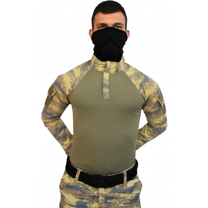 ASKERİ KAMUFLAJ COMBAT TİŞÖRT HAVACI NANO KOMBAT
