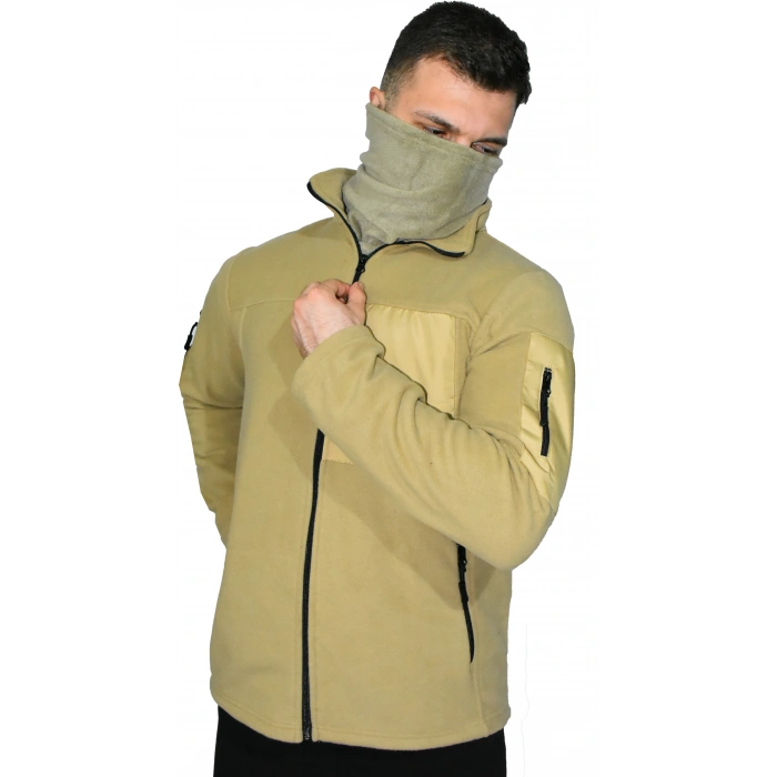 BEJ SOFT SHELL TAKTİK POLAR MONT AVCI 7 CEP