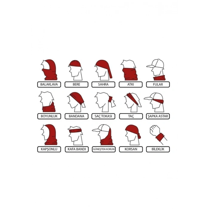 BUFF BOYUNLUK BANDANA M004