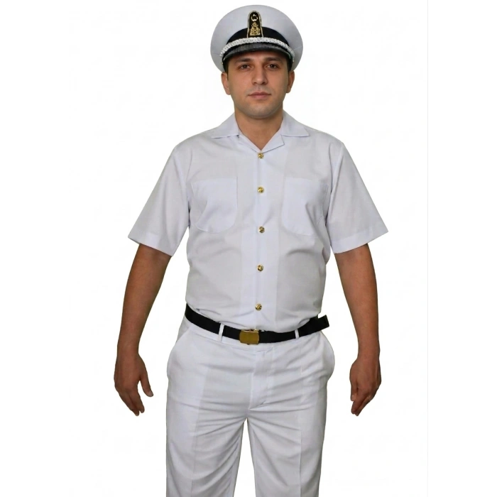 DENİZCİ BEYAZ GÖMLEK ( DÜĞME DAHİL DEĞİLDİR )