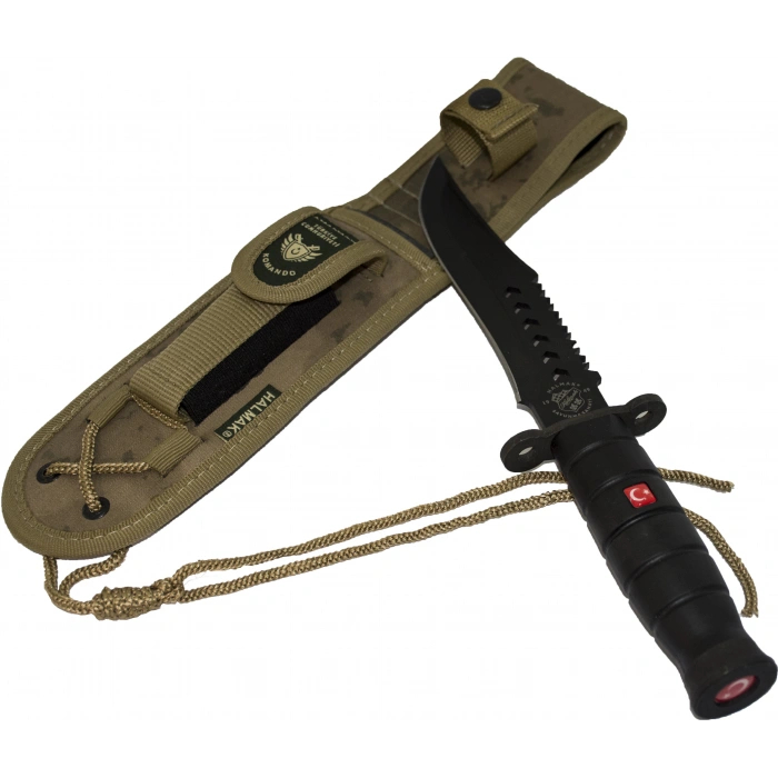 HALMAK JANDARMA KOMANDO BIÇAK SİYAH 30 CM