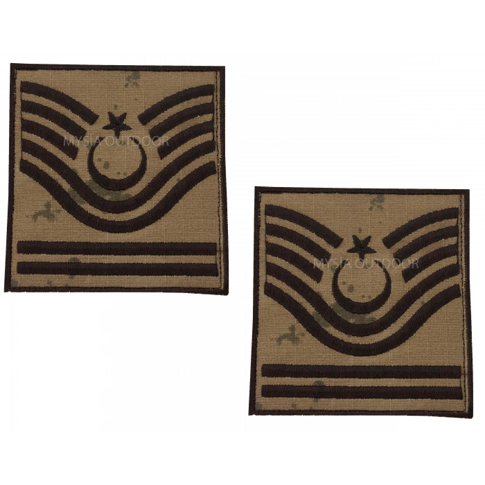 JANDARMA KAMUFLAJ ASTSUBAY KIDEMLİ BAŞÇAVUŞ RÜTBE CIRTLI