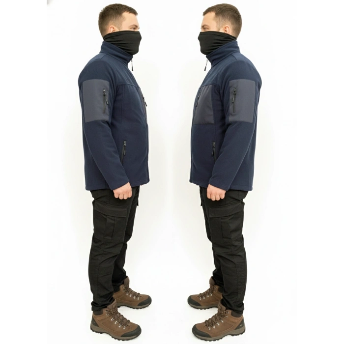 LACİVERT SOFT SHELL TAKTİK POLAR MONT AVCI 7 CEP