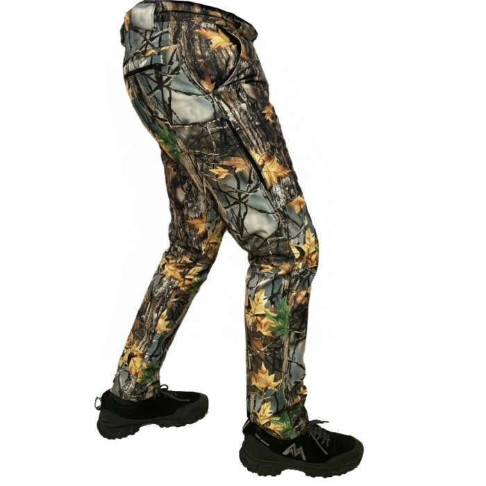 ORMAN DESEN SOFT SHELL PANTOLON İÇİ POLARLI