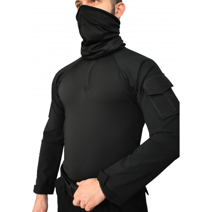 SİYAH COMBAT TİŞÖRT AVCI COMBAT OPERASYON AIRSOFT COMBAT