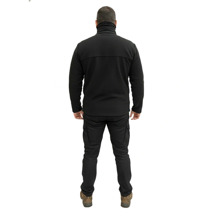 SİYAH ORMAN DESEN SOFT SHELL TAKTİK POLAR MONT AVCI 7 CEP