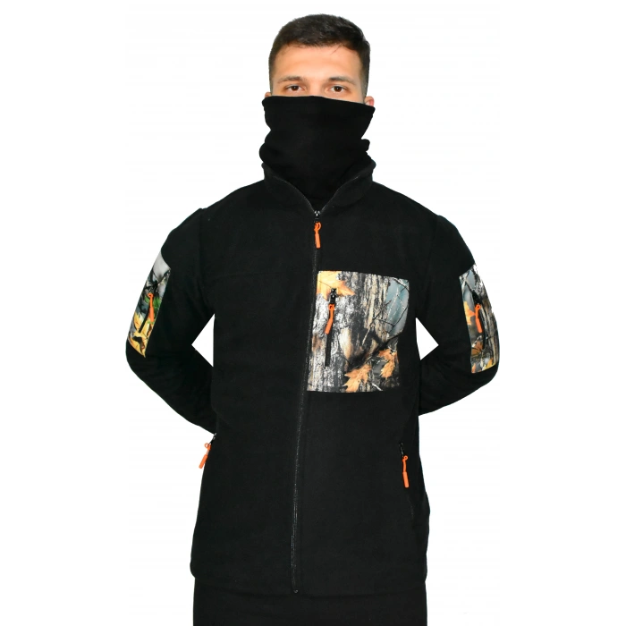 SİYAH ORMAN TAKTİK POLAR MONT AVCI 7 CEP