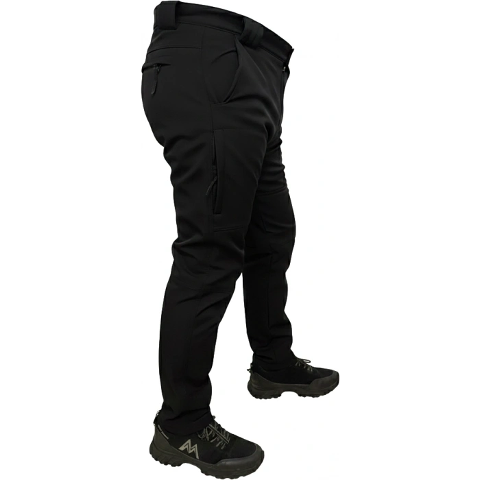 SİYAH SOFT SHELL PANTOLON İÇİ POLARLI