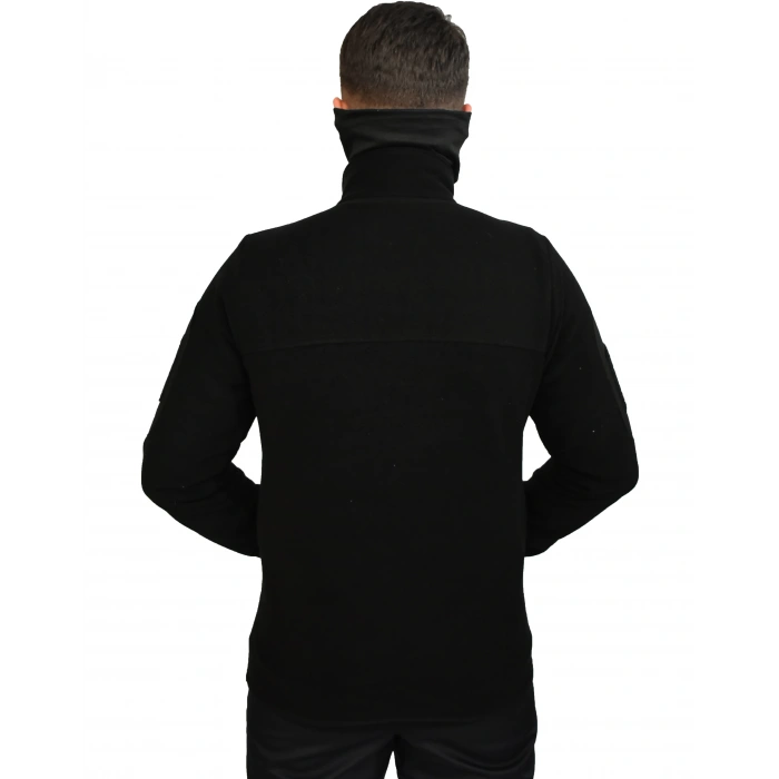 SİYAH TAKTİK POLAR MONT 7 CEP