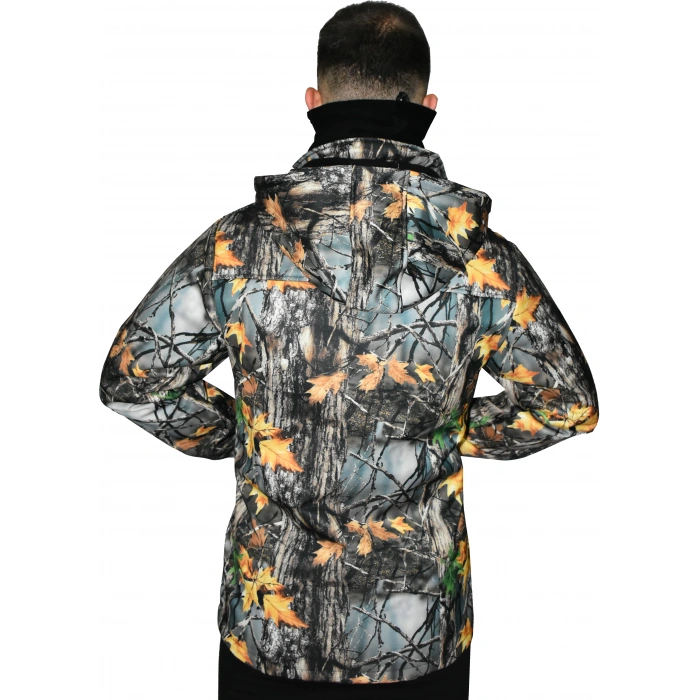 SOFT SHELL MONT AVCI SAZ ORMAN DESEN ÇİFT KAT POLARLI