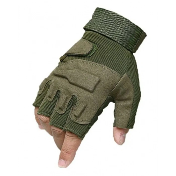 TAKTİK KISA HAKİ KEMİKSİZ ELDİVEN ASKER POLİS MOTOSİKLET BİSİKLET ELDİVENİ