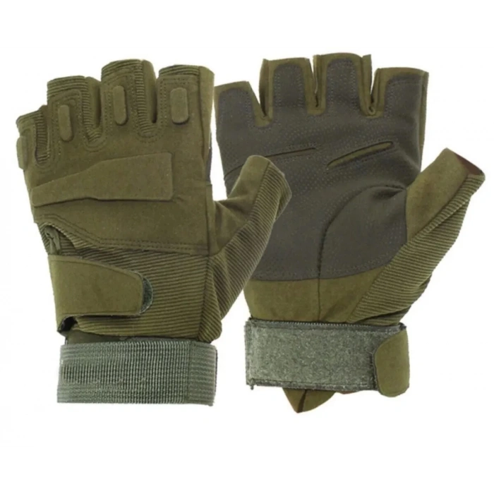 TAKTİK KISA HAKİ KEMİKSİZ ELDİVEN ASKER POLİS MOTOSİKLET BİSİKLET ELDİVENİ