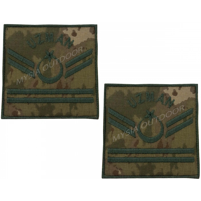 TSK KAMUFLAJ PİYADE UZMAN ÇAVUŞ 2 KADEME RÜTBE CIRTLI