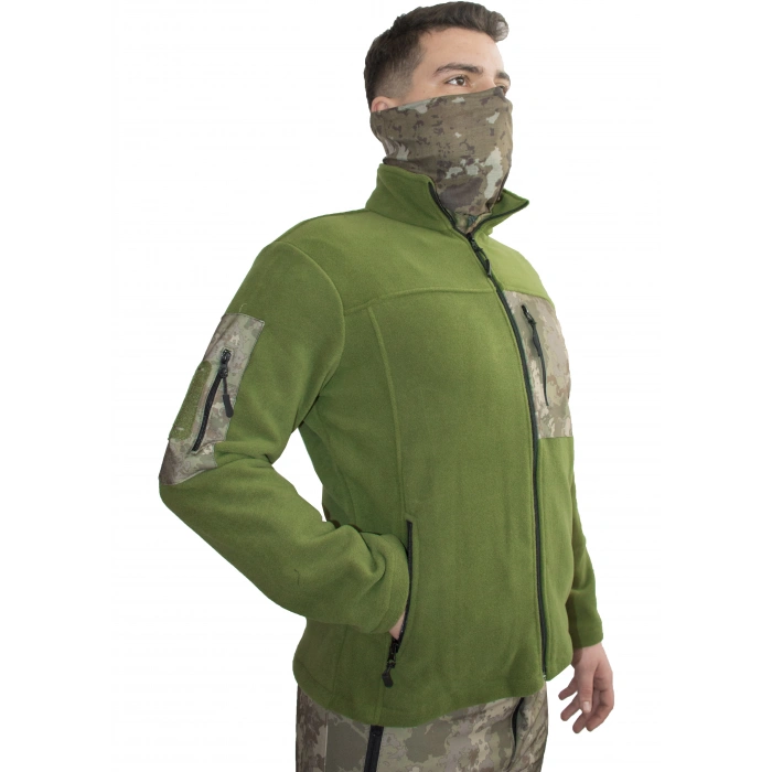 TSK PİYADE KAMUFLAJ HAKİ POLAR MONT