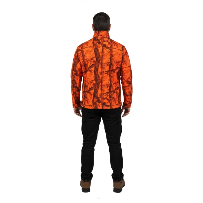 TURUNCU ORMAN DESEN TAKTİK POLAR MONT AVCI MONT 7 CEP