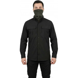TREKKİNG GÖMLEK SİYAH OUTDOOR TACTİCAL KORUMA GÖMLEĞİ LİKRALI