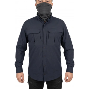 TREKKİNG GÖMLEK LACİVERT OUTDOOR TACTİCAL KORUMA GÖMLEĞİ LİKRALI