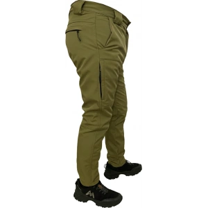 AÇIK HAKİ SOFT SHELL PANTOLON İÇİ POLARLI