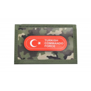 ASKER CÜZDANI KAMUFLAJ BOYUN İPLİ ACEMİ BEDELLİ ER CÜZDAN KOMANDO