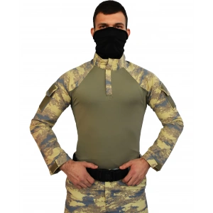 ASKERİ KAMUFLAJ COMBAT TİŞÖRT HAVACI NANO KOMBAT