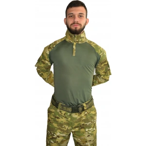 ASKERİ KAMUFLAJ COMBAT TİŞÖRT MULTİCAM HAKİ KOMBAT