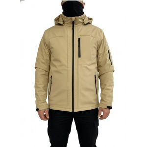 BEJ SOFT SHELL MONT İÇİ POLARLI