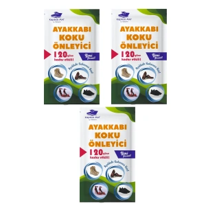 BOT VE AYAKKABI KOKU ÖNLEYİCİ TOZ 3LÜ