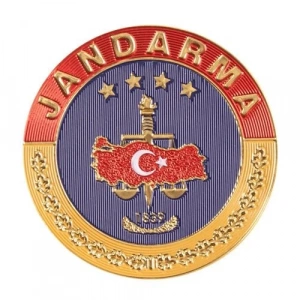 JANDARMA ASAYİŞ TPU YUVARLAK ARMA CIRTLI