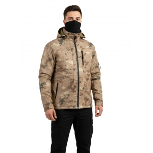 JANDARMA KAMUFLAJ SOFT SHELL MONT ÇİFT KAT POLARLI