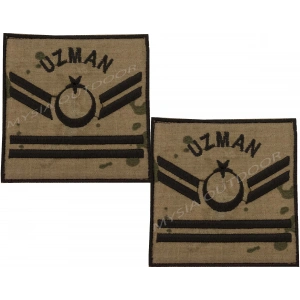 JANDARMA KAMUFLAJ UZMAN ÇAVUŞ 2 KADEME RÜTBE CIRTLI