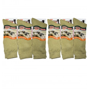 KIŞLIK HAVLU NANO ASKER ÇORABI 6 LI