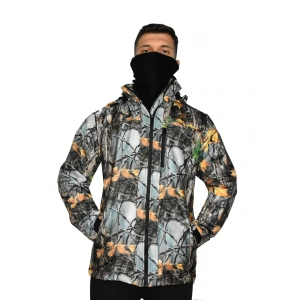 SOFT SHELL MONT AVCI SAZ ORMAN DESEN ÇİFT KAT POLARLI