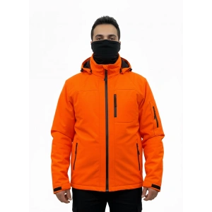 TURUNCU SOFT SHELL MONT ÇİFT KAT POLARLI