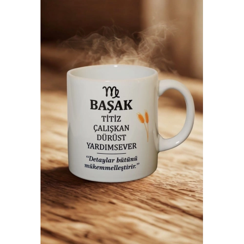 Başak Burcu Temalı Burç Bardağı Kupa