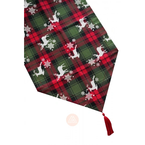 Yeni Yıl Konsept Özel Leke Tutmaz Runner 50x160 cm