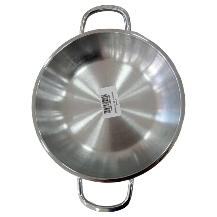 3 Lü Çelik Sole Tava Yumurta Sahan Seti Kapsül Tabanlı 16CM ,18CM ,20CM