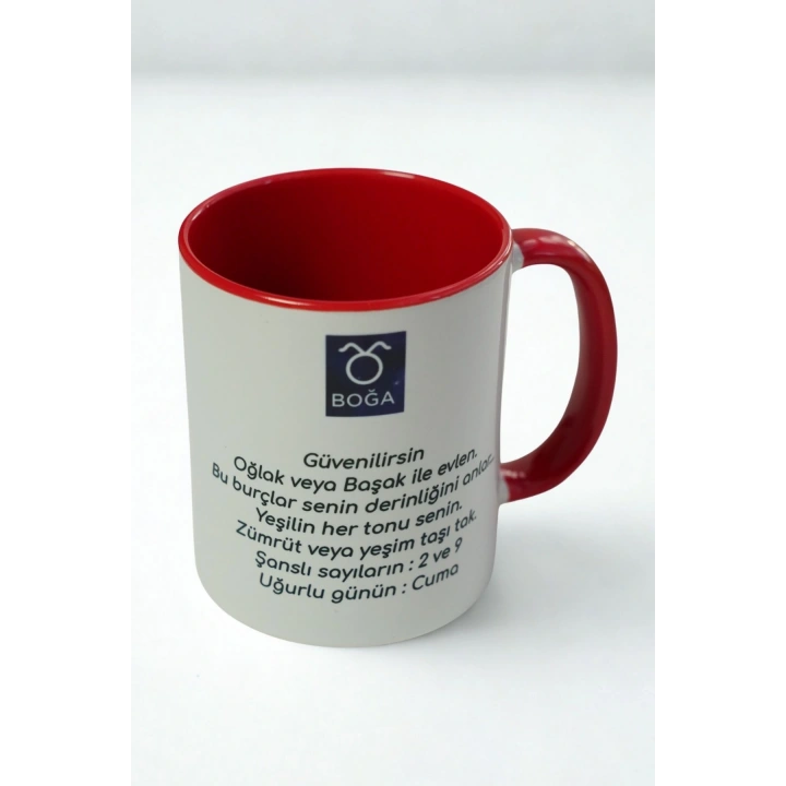 Boğa Burcu Kupa – Güvenilir, Sadık, Doğal ve Şans Odaklı Tasarım Kupa