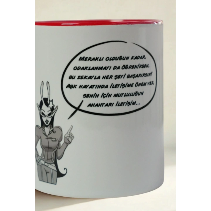 İkizler Burcu Porselen Kupa – Zeki, İletişim Gücü Yüksek ve Enerjik Tasarım Kupa